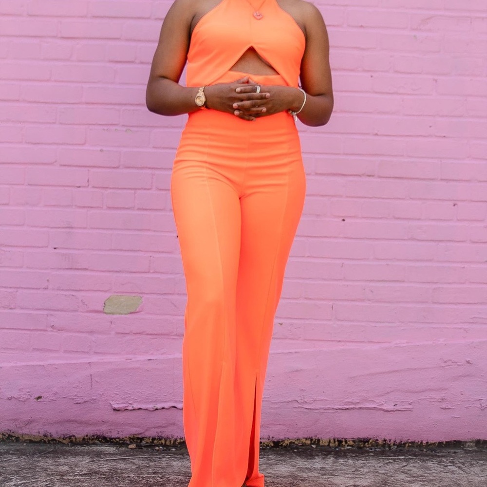 Two piece orange set